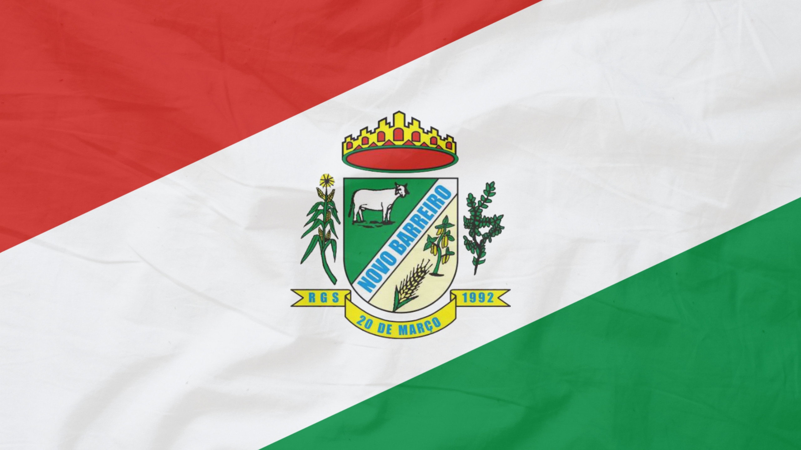 Símbolos Municipais: Hino, Brasão e Bandeira - Historiando em Novo Barreiro
