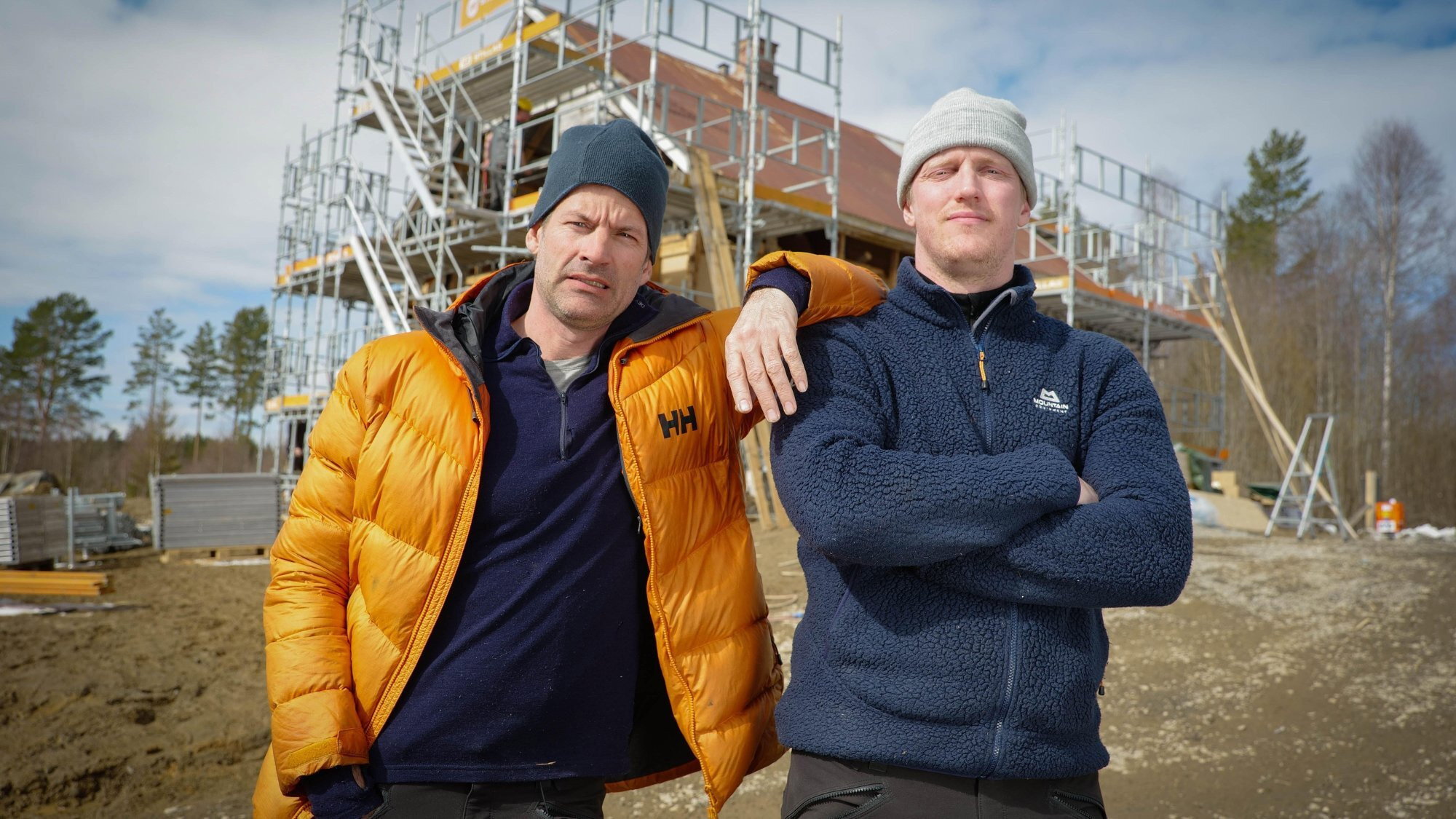 Folle og Almaas bygger hus