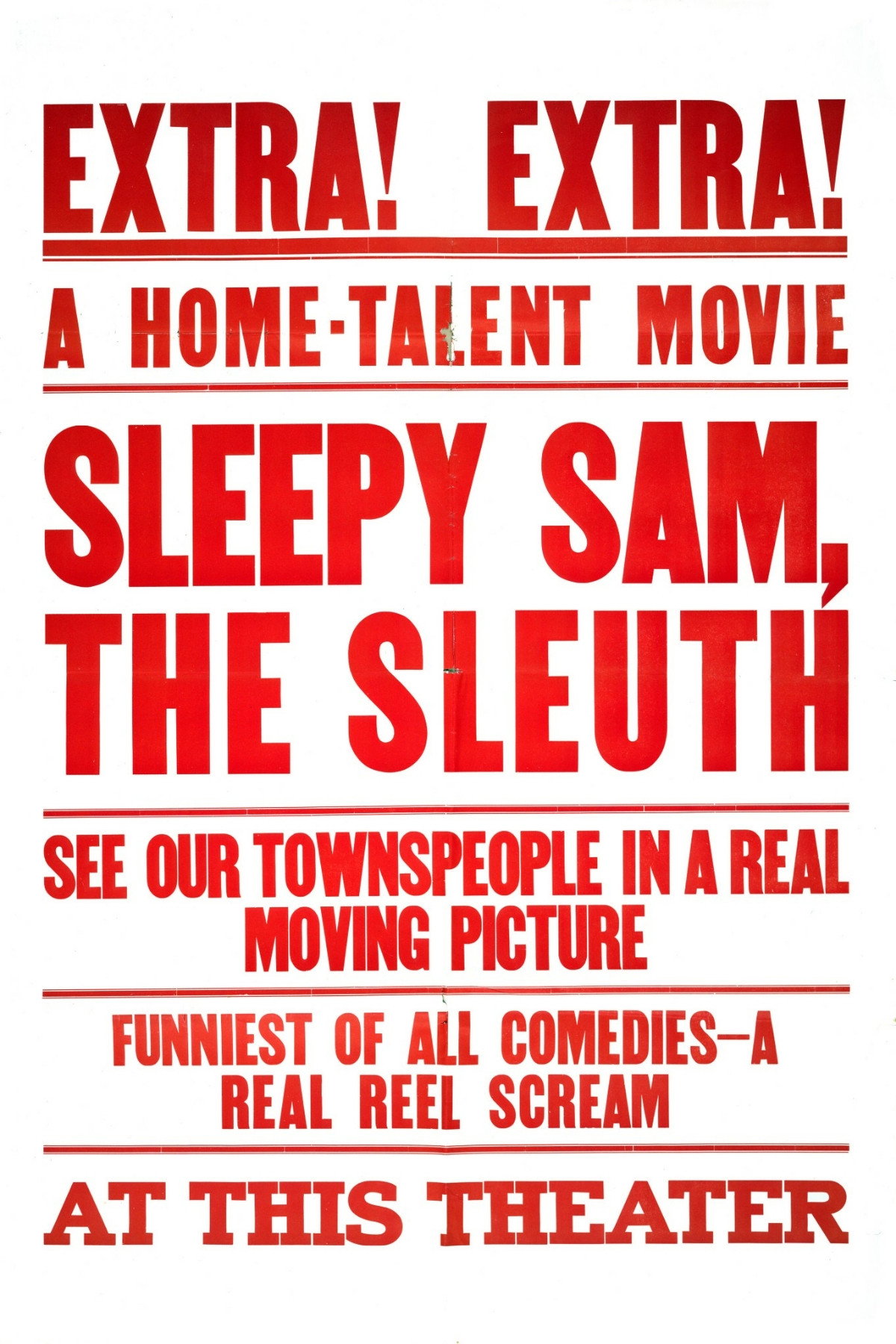 Sleepy Sam, the Sleuth