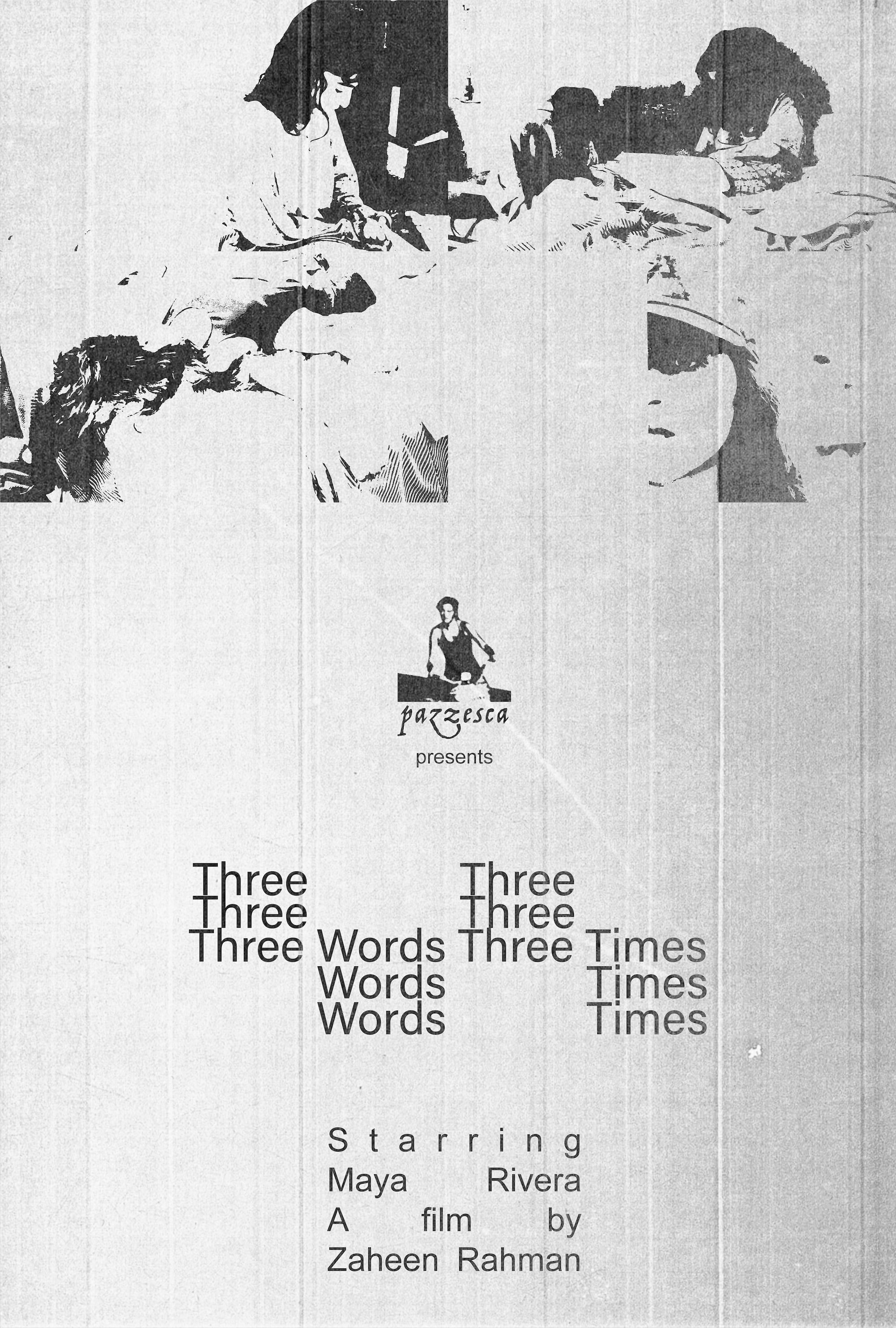 Three Words Three Times