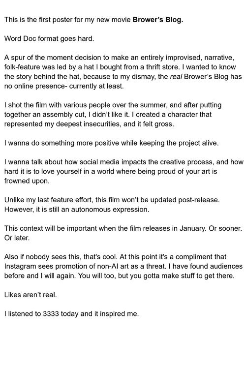 Brower's Blog